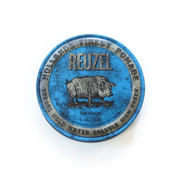 REUZEL BLUE STRONG HOLD HIGH SHEEN POMADE